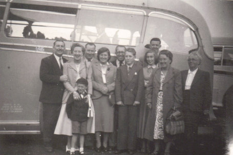 1950s coach bus childhood hayes middlesex hillingdon